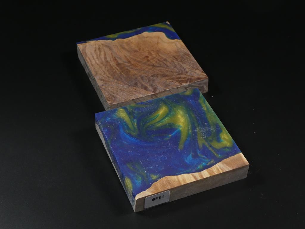 Natural / Blue, Yellow Hybrid Coaster Kit