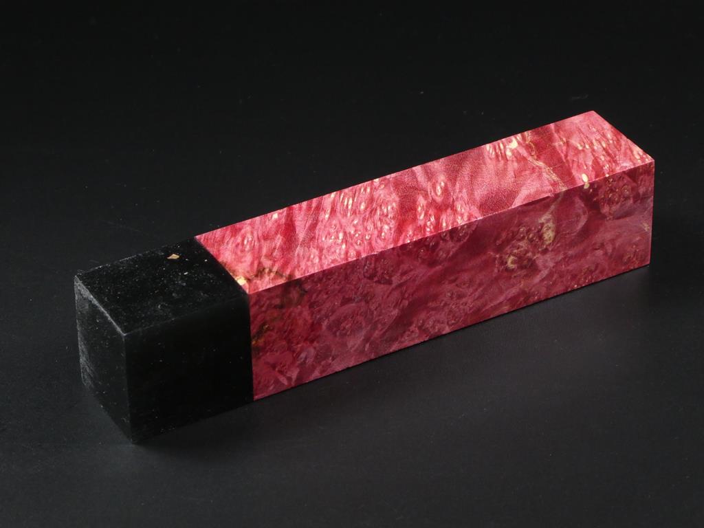 Red  / Black Handle Blank