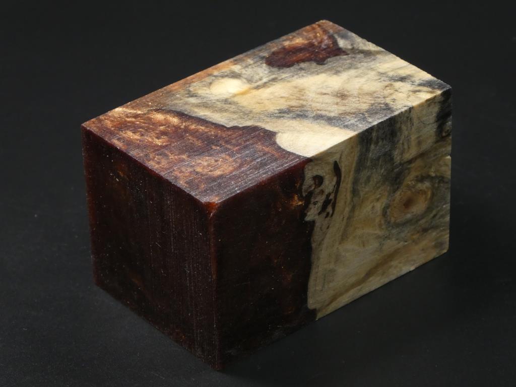 Natural / Copper Hybrid Bottle Stopper Blank