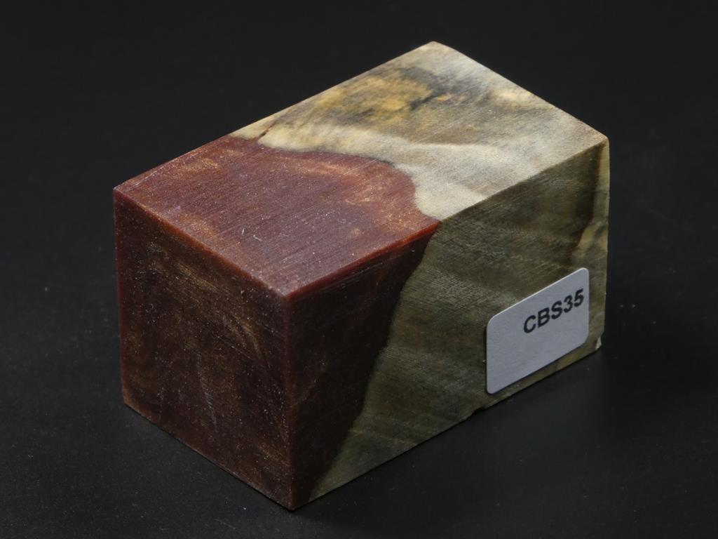 Natural / Brown Hybrid Bottle Stopper Blank