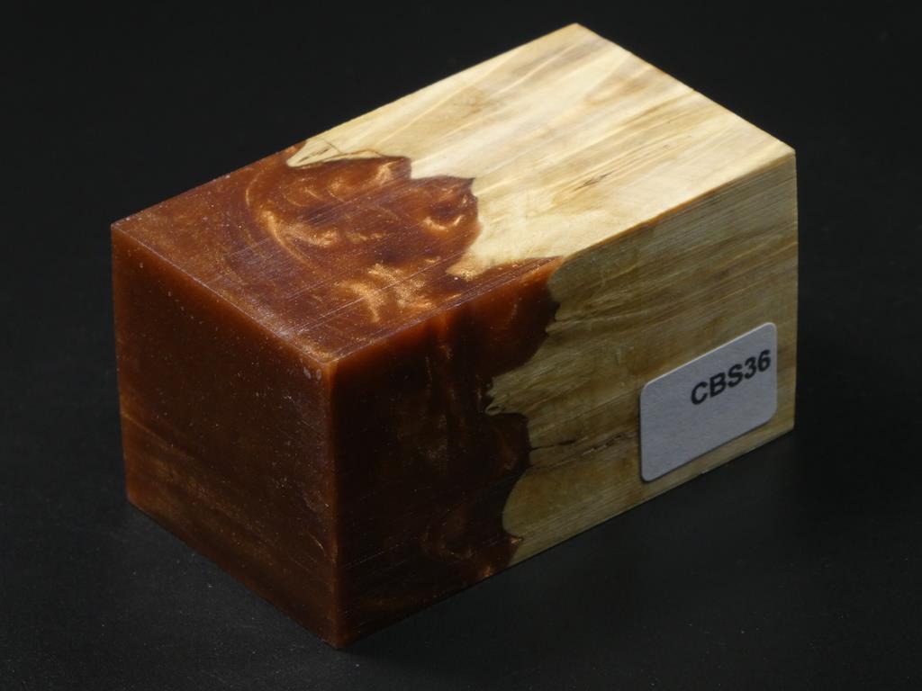 Natural / Brown Hybrid Bottle Stopper Blank