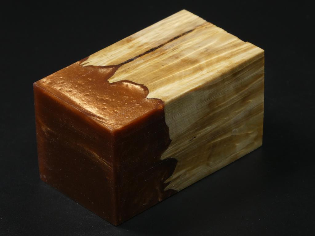 Natural / Brown Hybrid Bottle Stopper Blank