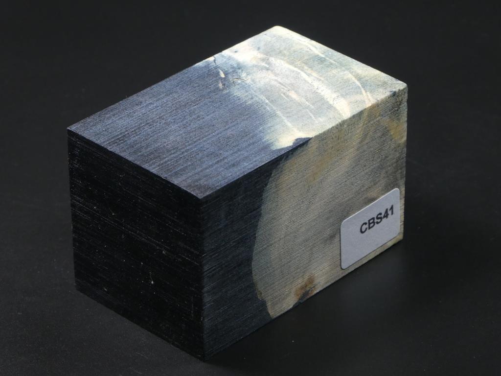 Natural / Black Hybrid Bottle Stopper Blank