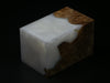 Natural / White Hybrid Bottle Stopper Blank