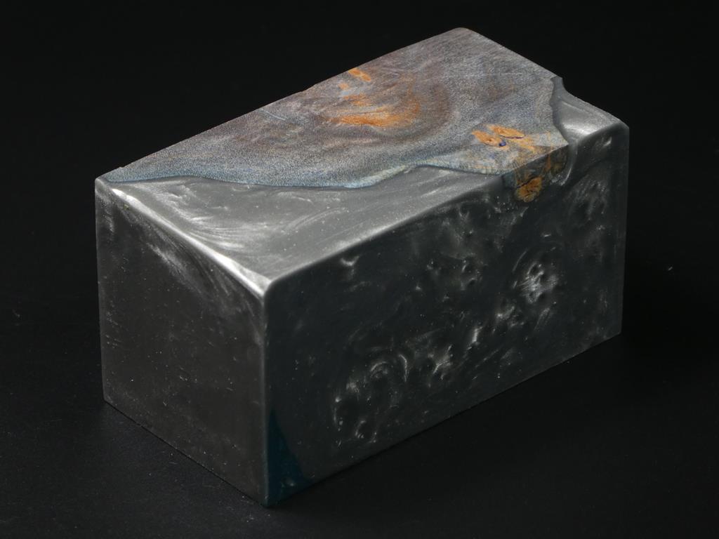 Gray & Green / Gray Hybrid Bottle Stopper Blank