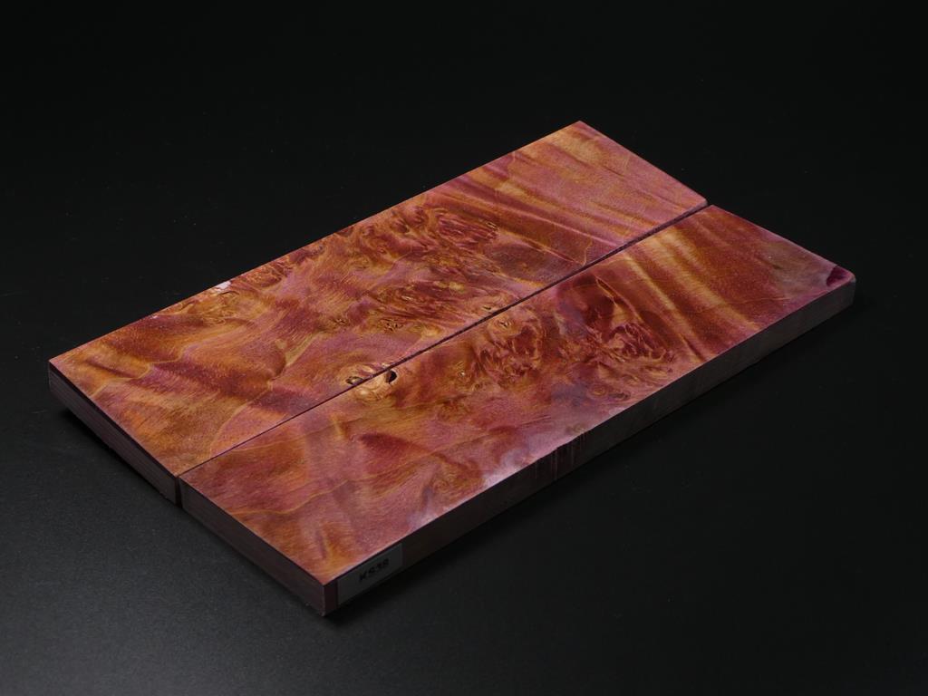 Natural Brown Stabilized Knife Maple Knife Scales