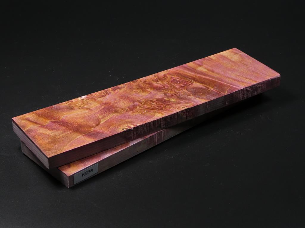 Natural Brown Stabilized Knife Maple Knife Scales