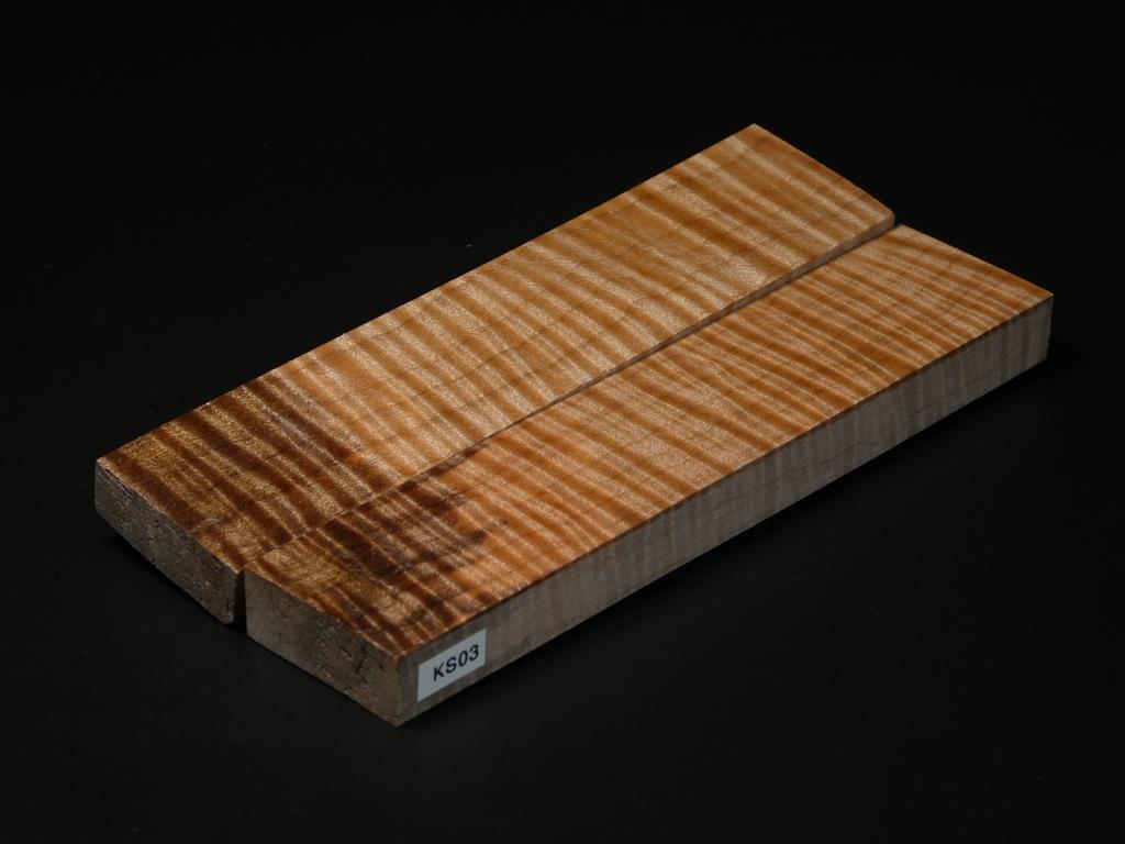 Natural Stabilized Knife Maple Knife Scales