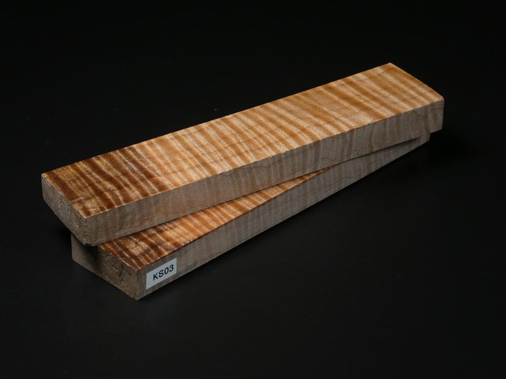 Natural Stabilized Knife Maple Knife Scales