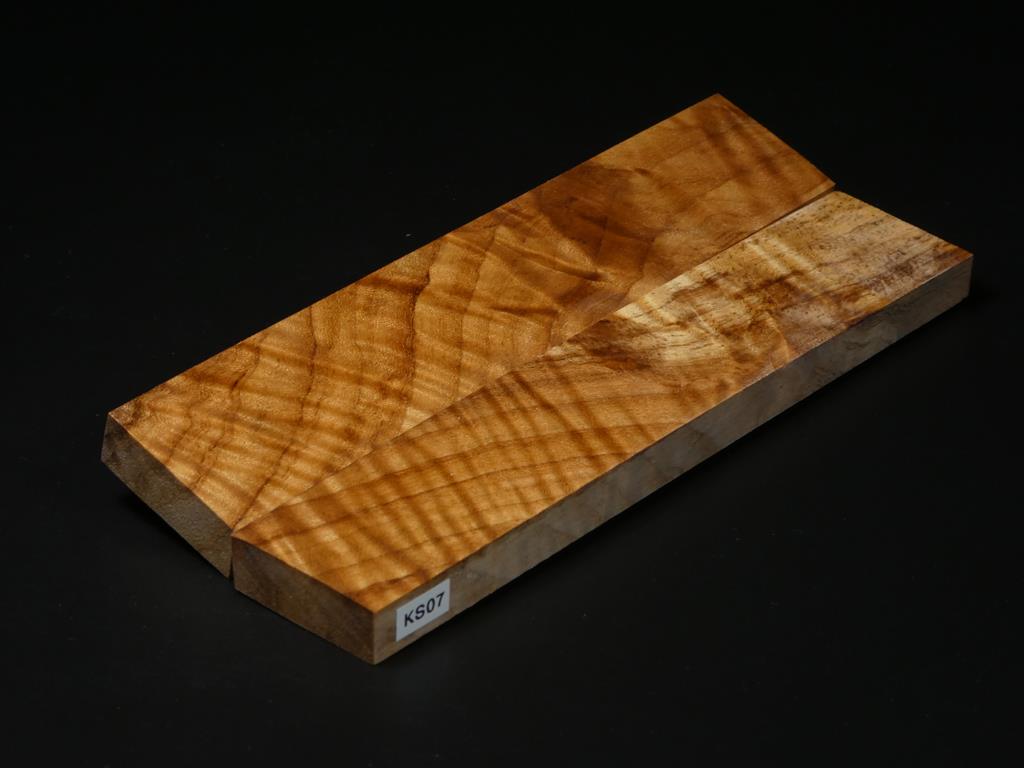 Natural Stabilized Knife Maple Knife Scales