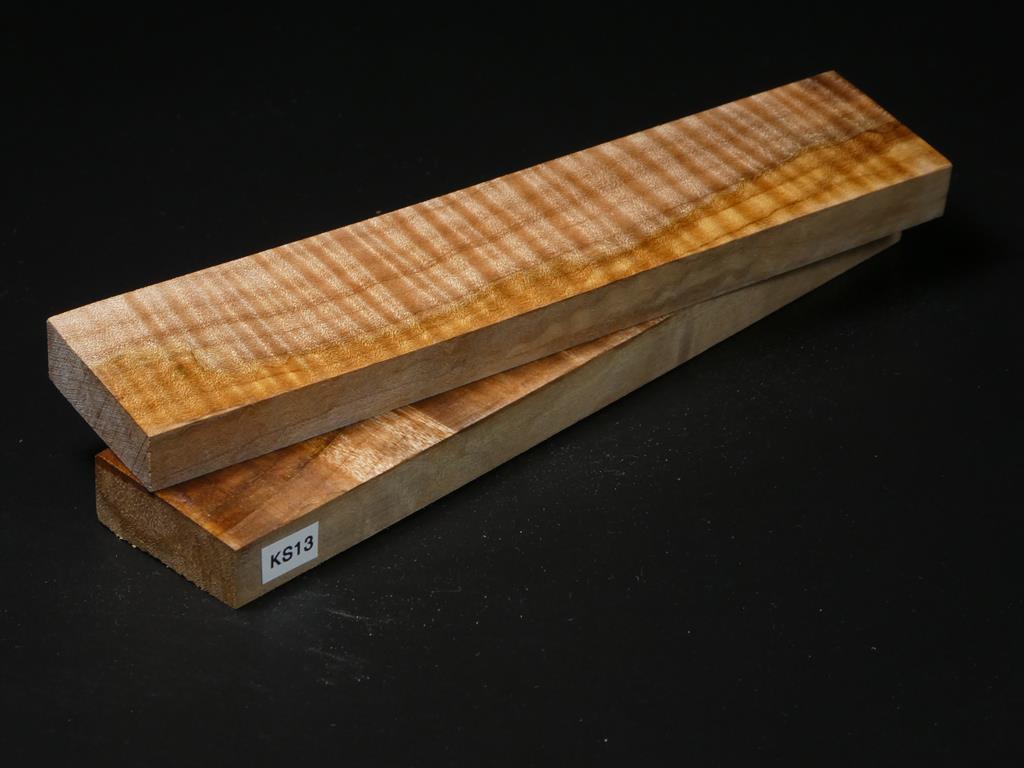 Natural Stabilized Knife Maple Knife Scales