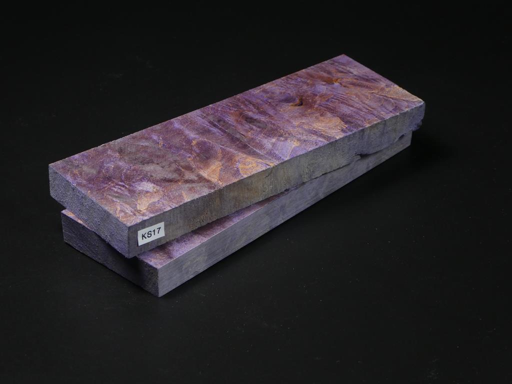 Purple Stabilized Knife Maple Knife Scales