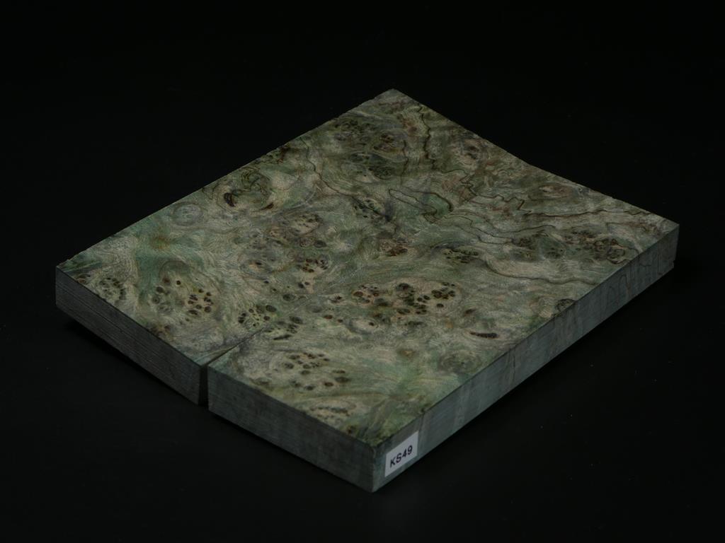 Green Stabilized Knife Maple Knife Scales