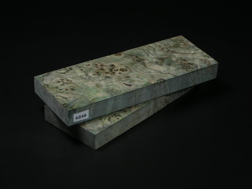 Green Stabilized Knife Maple Knife Scales