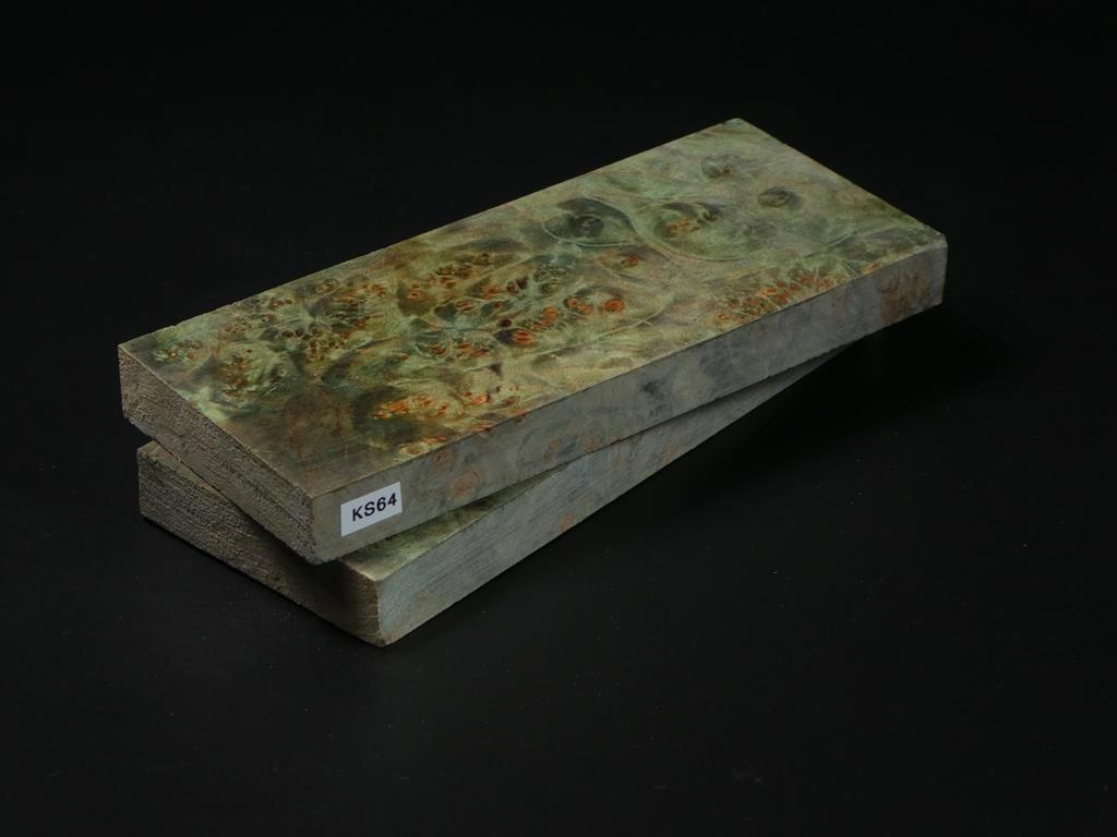 Green Stabilized Knife Maple Knife Scales