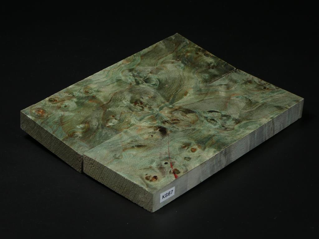 Green Stabilized Knife Maple Knife Scales