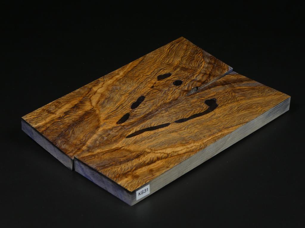 Natural Stabilized Knife Maple Knife Scales