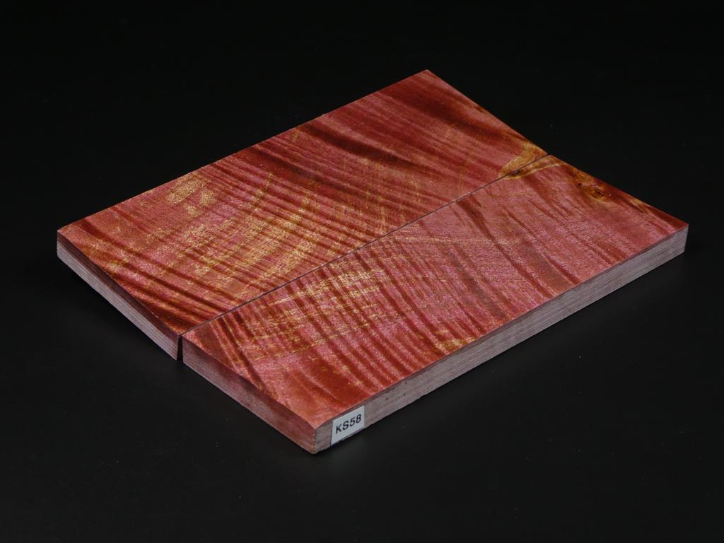 Violet Stabilized Knife Maple Knife Scales