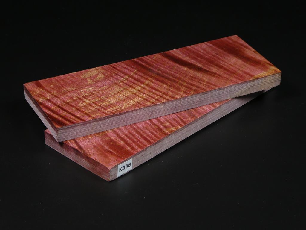 Violet Stabilized Knife Maple Knife Scales