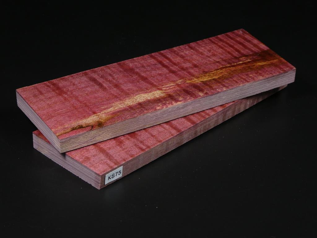 Violet Stabilized Knife Maple Knife Scales