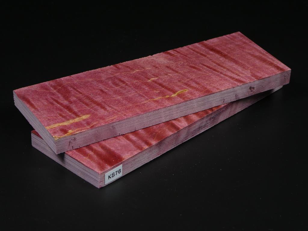 Violet Stabilized Knife Maple Knife Scales