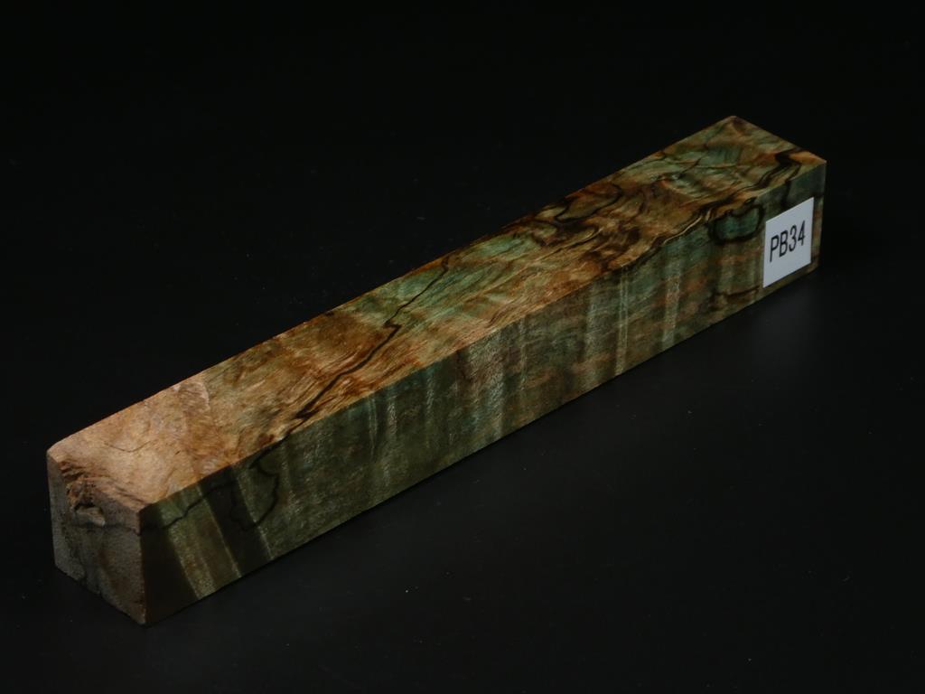 Green & Natural Pen Blank