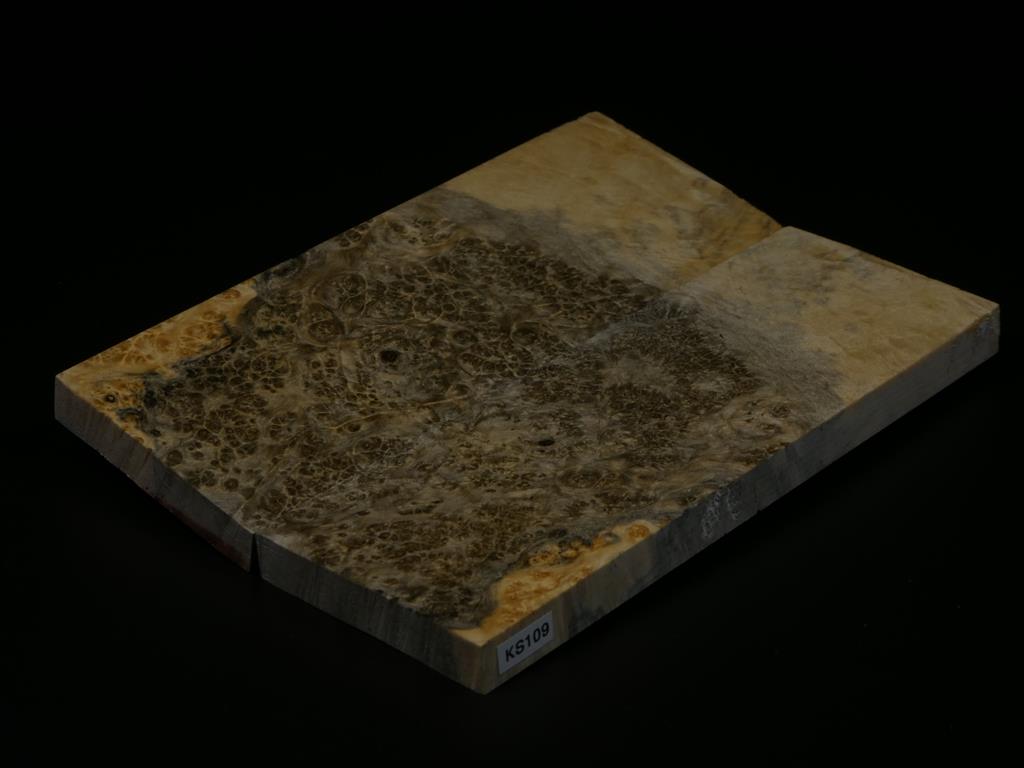 Natural Stabilized Knife Maple Knife Scales