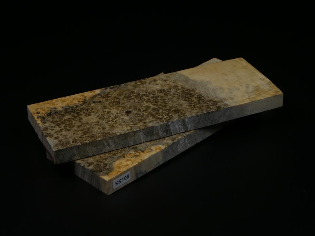 Natural Stabilized Knife Maple Knife Scales