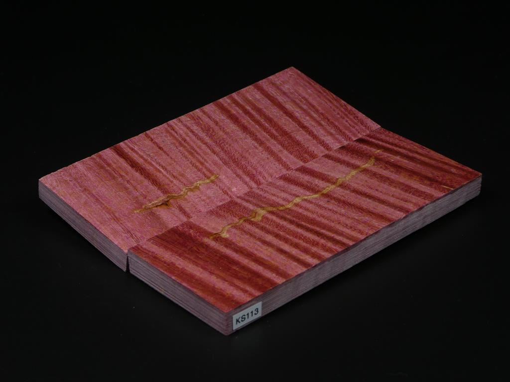 Violet Stabilized Knife Maple Knife Scales