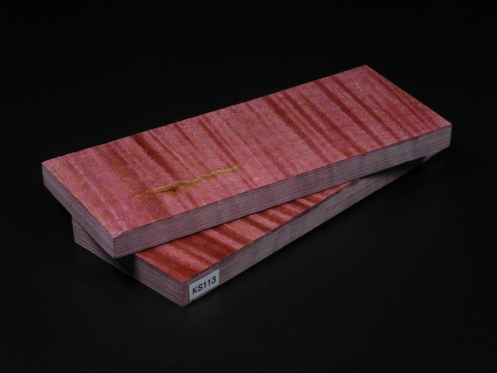 Violet Stabilized Knife Maple Knife Scales