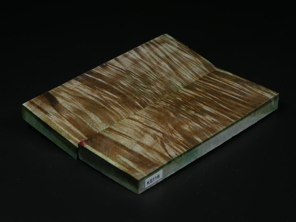 Green Stabilized Knife Maple Knife Scales