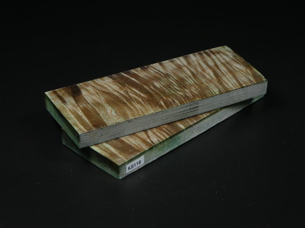 Green Stabilized Knife Maple Knife Scales