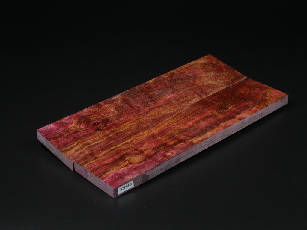 Red Stabilized Knife Maple Knife Scales