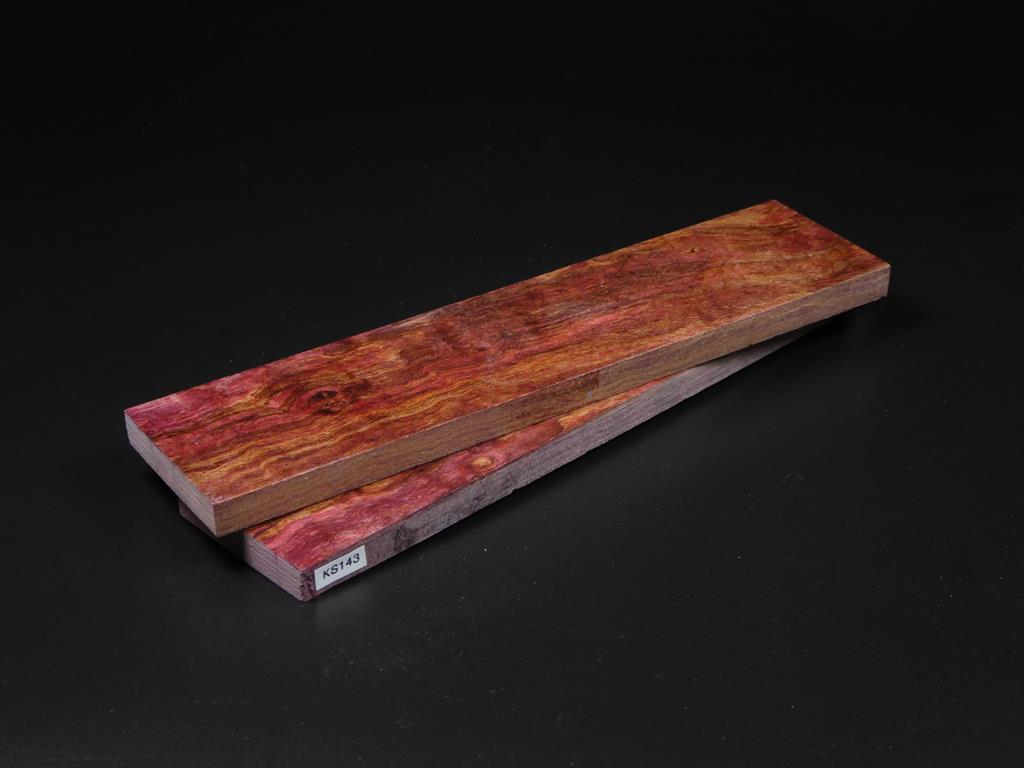 Red Stabilized Knife Maple Knife Scales