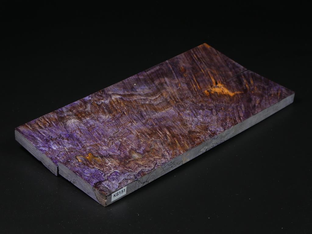 Purple Stabilized Knife Maple Knife Scales